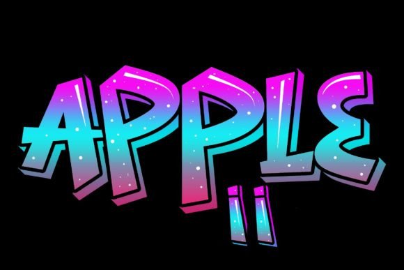 Apple II Display Font for Bold, Modern Branding