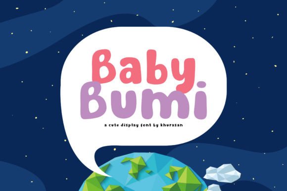 Baby Bumi: A Bold, Playful Display Font for Modern Design