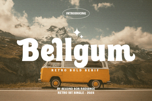 Bellgum Display Font for Bold Retro Branding