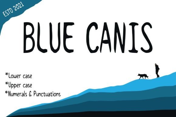 Blue Canis: A Standout Display Font for Small Business Branding