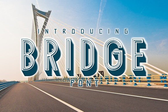 Bridge: An Elegant Display Font for Editorial Moments