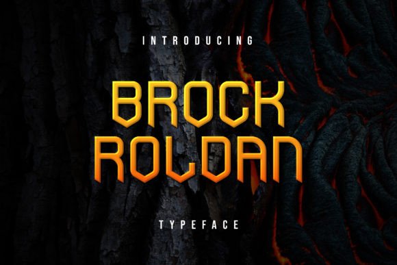 Brock Roldan Display Font for Handmade Branding