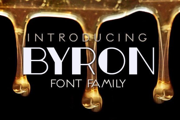 Byron Retro Typeface for Bold Branding