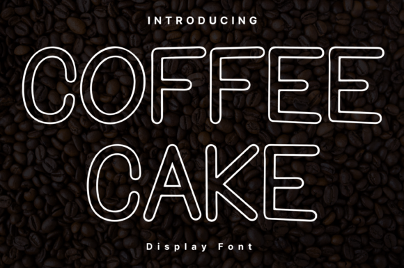 Coffee Cake Font for Whimsical Brand Identity Projects