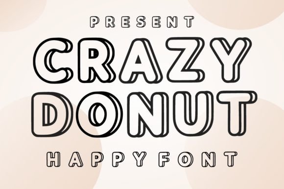 Crazy Donut Font for Bold Holiday & Winter Branding