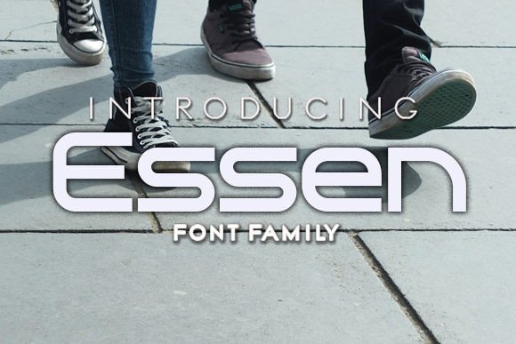 Essen Font for Modern Branding and Display Fonts