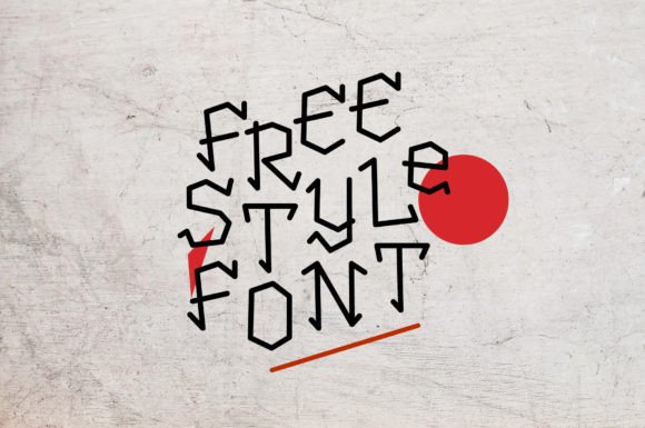 Freestyle Graffiti Typeface for Handmade Brands