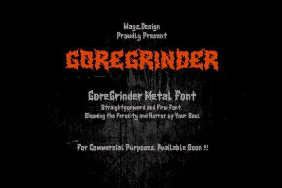 Goregrinder Free Version: A Horror Display Font for Scroll-Stopping Campaigns