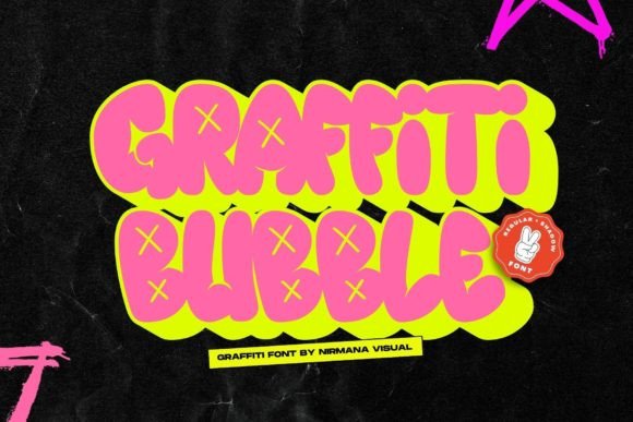 Graffiti Bubble Font for Urban Branding & Display Design