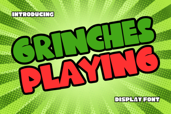 Grinches Playing: A Playful Freebies Font Worth Downloading