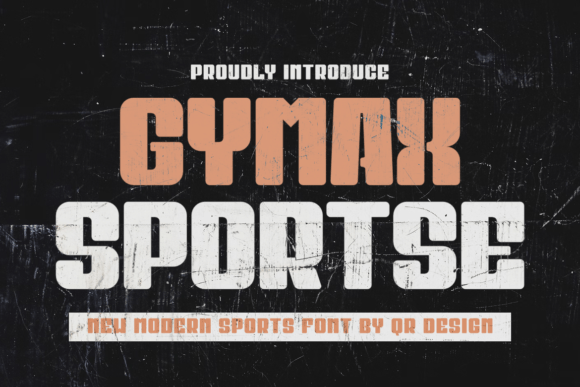 Gymax Sportse: A Bold Display Font for Modern Web Design