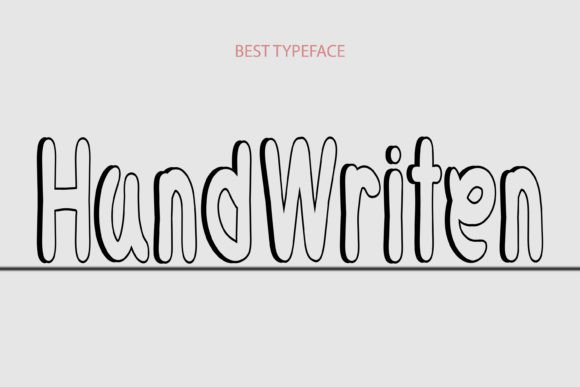 Handwritten: A Playful Display Font Worth Downloading