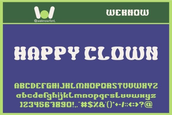 Happy Clown Display Font for Bold Campaign Headlines