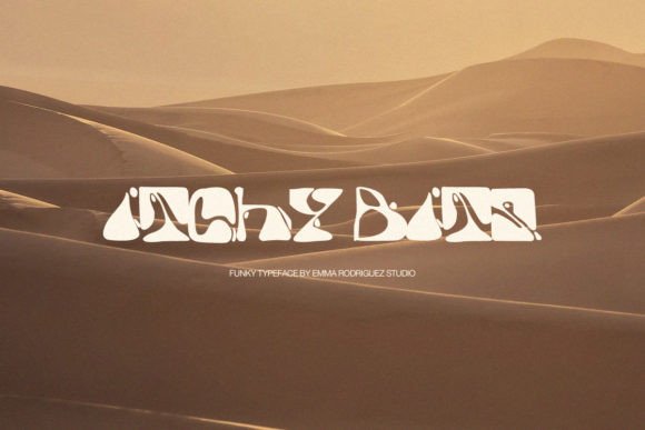 Itchy Bits Font for Bold, Nostalgic Branding