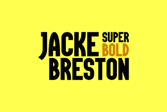 Jacke Breston: A Modern Display Font for Thoughtful Editorial Design