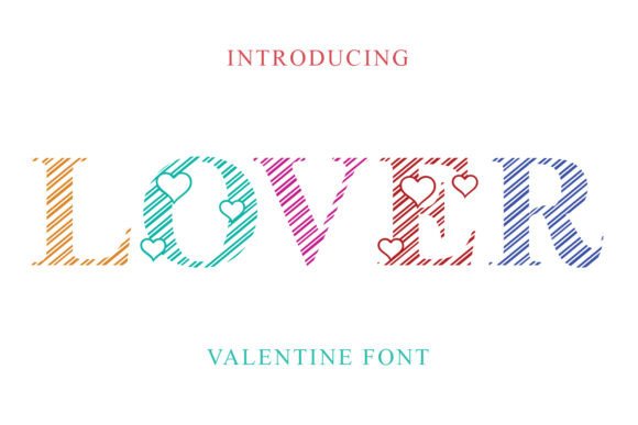 Lover Valentine Font for Small Business Branding