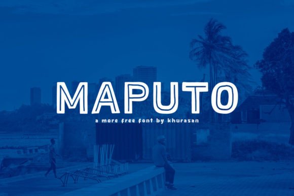 Maputo Font: A Modern Handwritten Display Typeface for Makers
