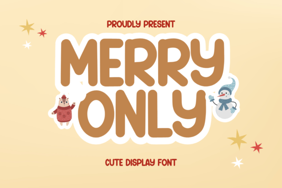 Merry Only: A Modern Display Font for Bold Campaign Headlines
