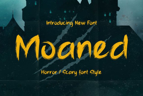 Moaned Font for Horror-Themed Campaigns