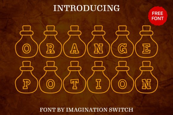 Orange Potion Display Font for Bold Branding