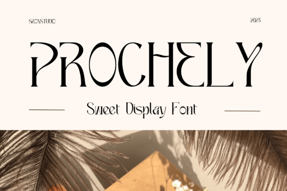 Prochely: A Sweet Display Font for Clear, Elegant Campaigns