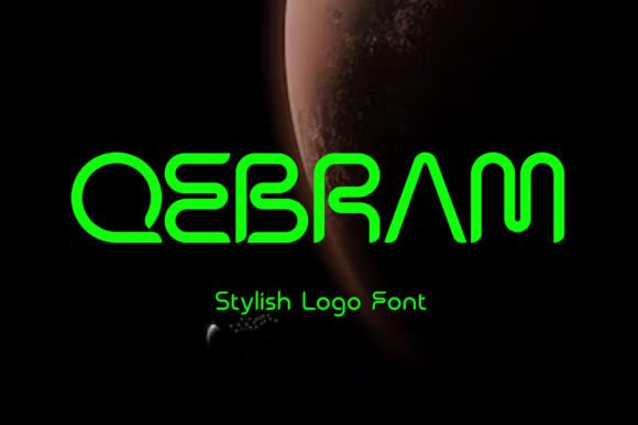 Qebram Font: A Sci-Fi Display Typeface That Elevates Handmade Design