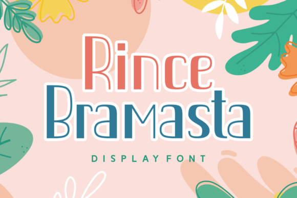 Rince Bramasta Display Font for Playful Brand Identity