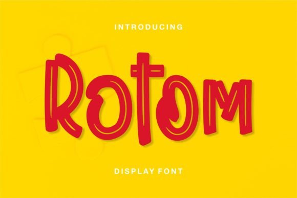 Rotom Display Font for Bold, Fun Branding