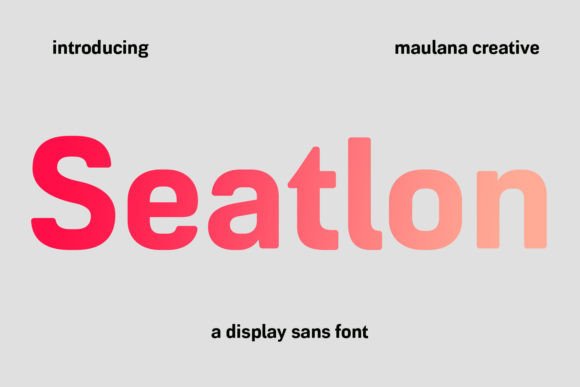 Seatlon: A Square-ish Sans Serif Display Font for Makers