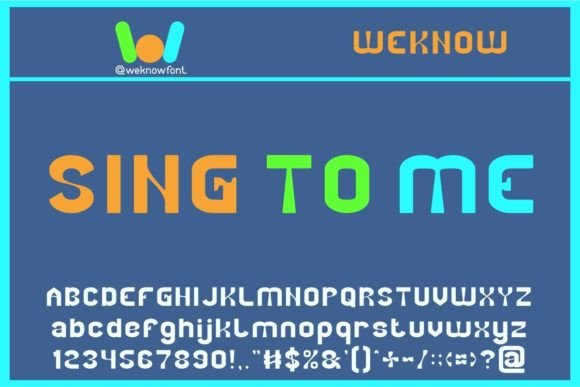 Sing to Me: A Modern Display Font for Bold Branding
