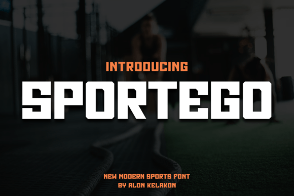 Sportego: A Cool and Trendy Display Font for Editorial Design