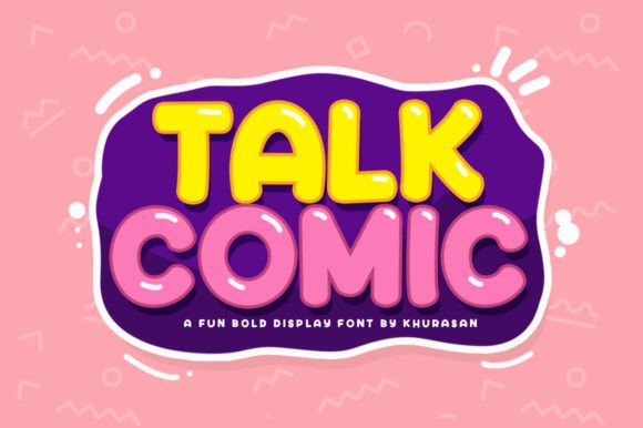Talk Comic: A Modern Display Font for Thoughtful Editorial Design