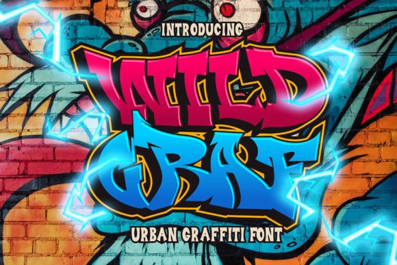 Wild Graf: An Urban Graffiti Display Font for Bold Branding