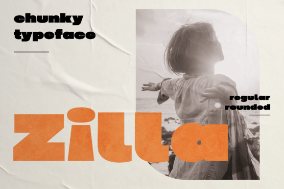Zilla: A Chunky Display Font for Bold Campaign Headlines
